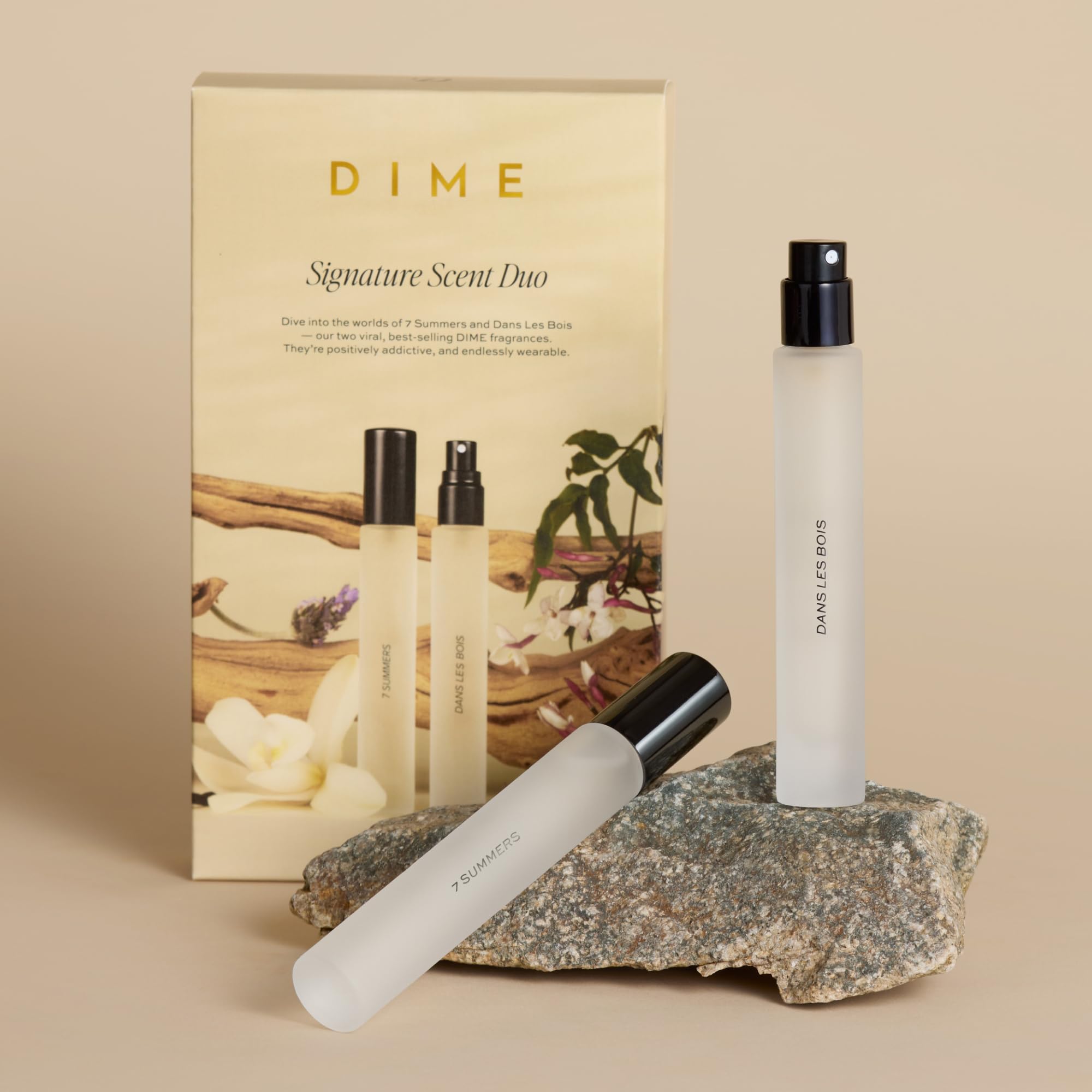 DIME travel-friendly bottles fit TSA rules for easy scent swaps