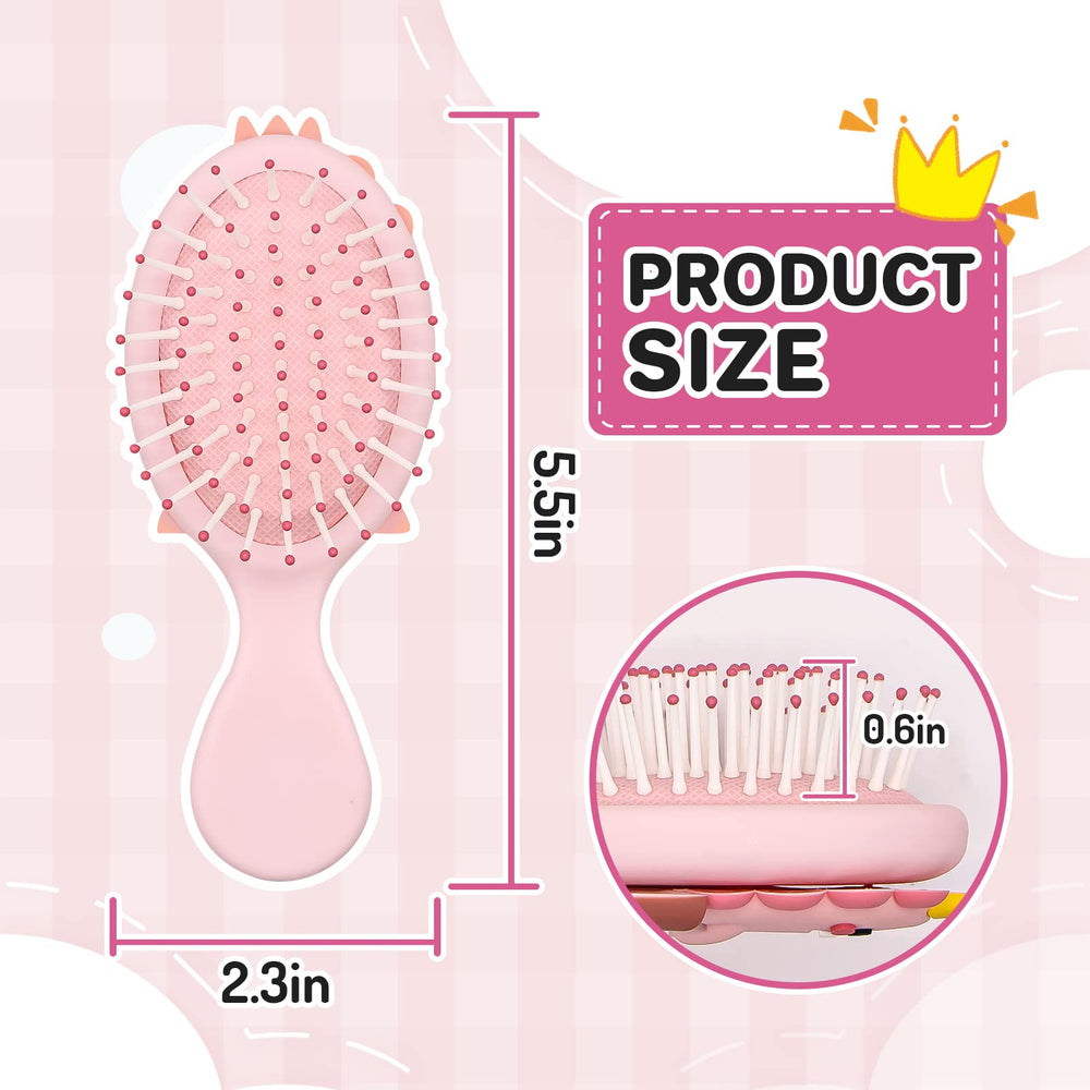 Dinatis brush with soft silicone body delivers light touch and comfort.