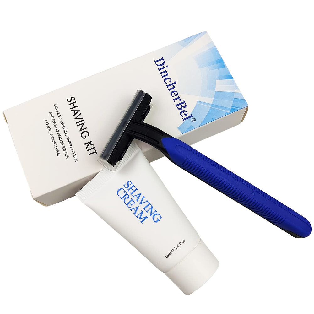 DincherBel shaving cream 12g included for quick, comfortable shaves on the go.