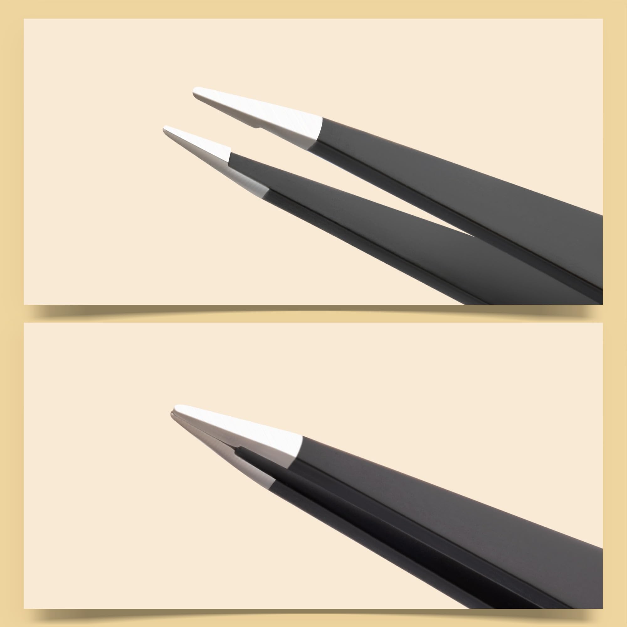 Diodiva point tweezer close-up for removing fine ingrown hairs safely