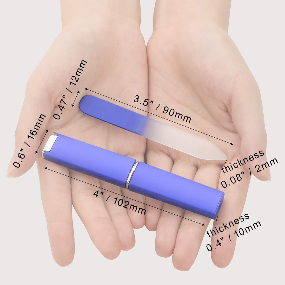 Diodiva portable nail file fits in purses and toiletries bags.