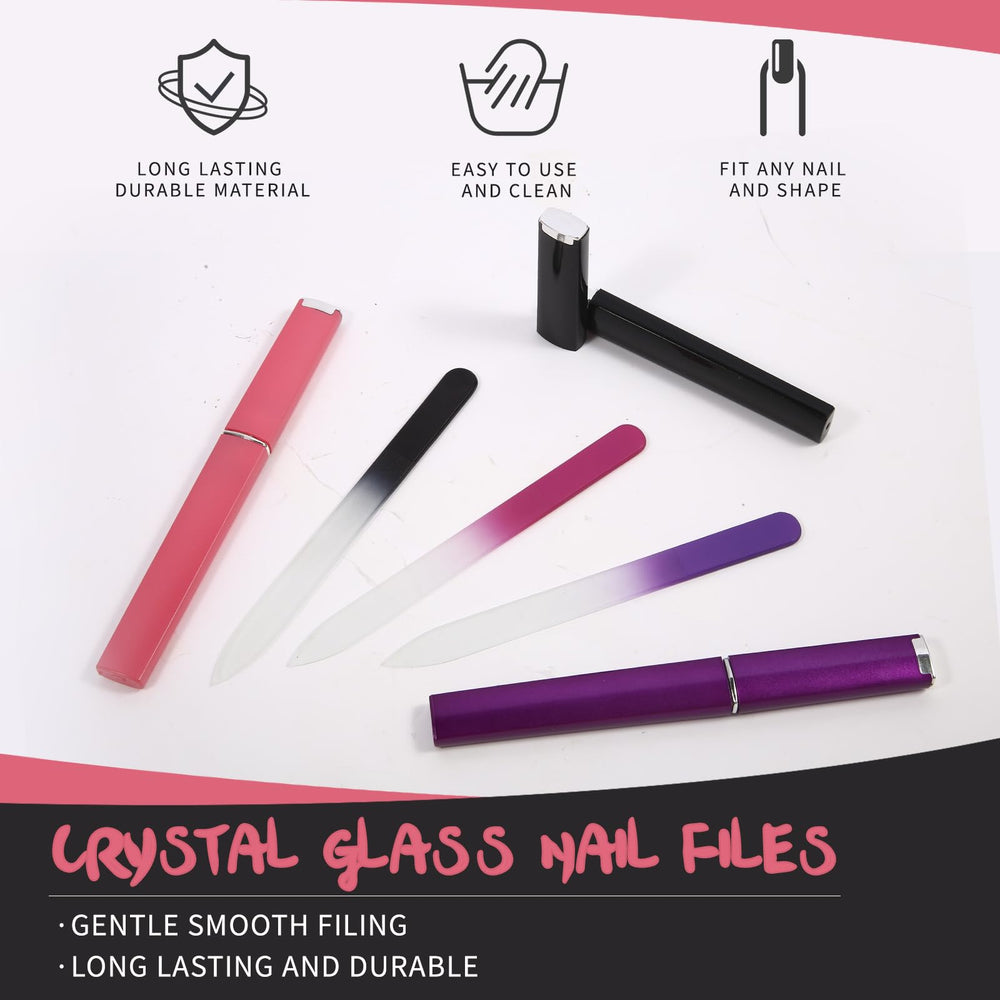 Diodiva smooth-edge glass nail file for a clean edge without snags.