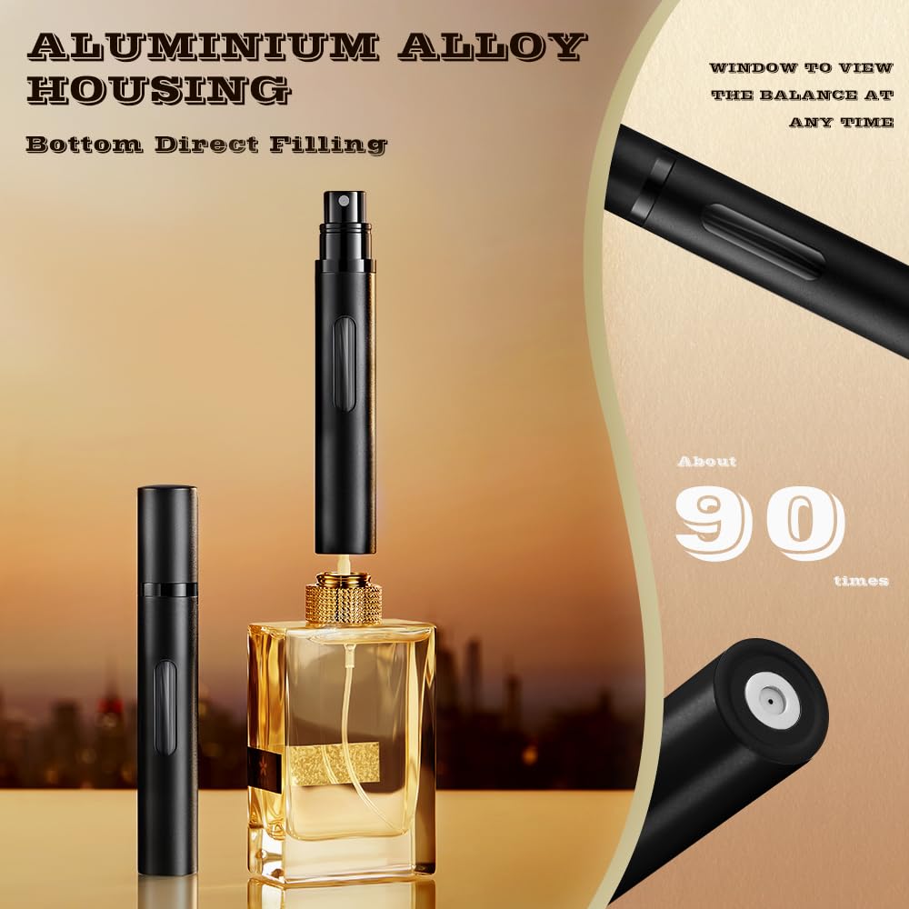 DIOHIO 3-pack refillable bottles for quick fragrance changes during travel