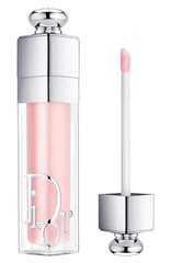 Dior Christian Addict Lip Maximizer pink swatch showing subtle shine and texture