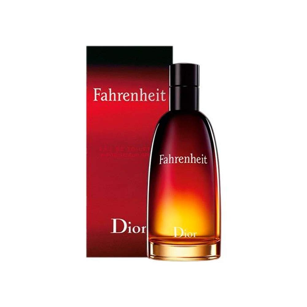 Dior Fahrenheit packaging and texture shot suggests long-lasting, refined scent for evening