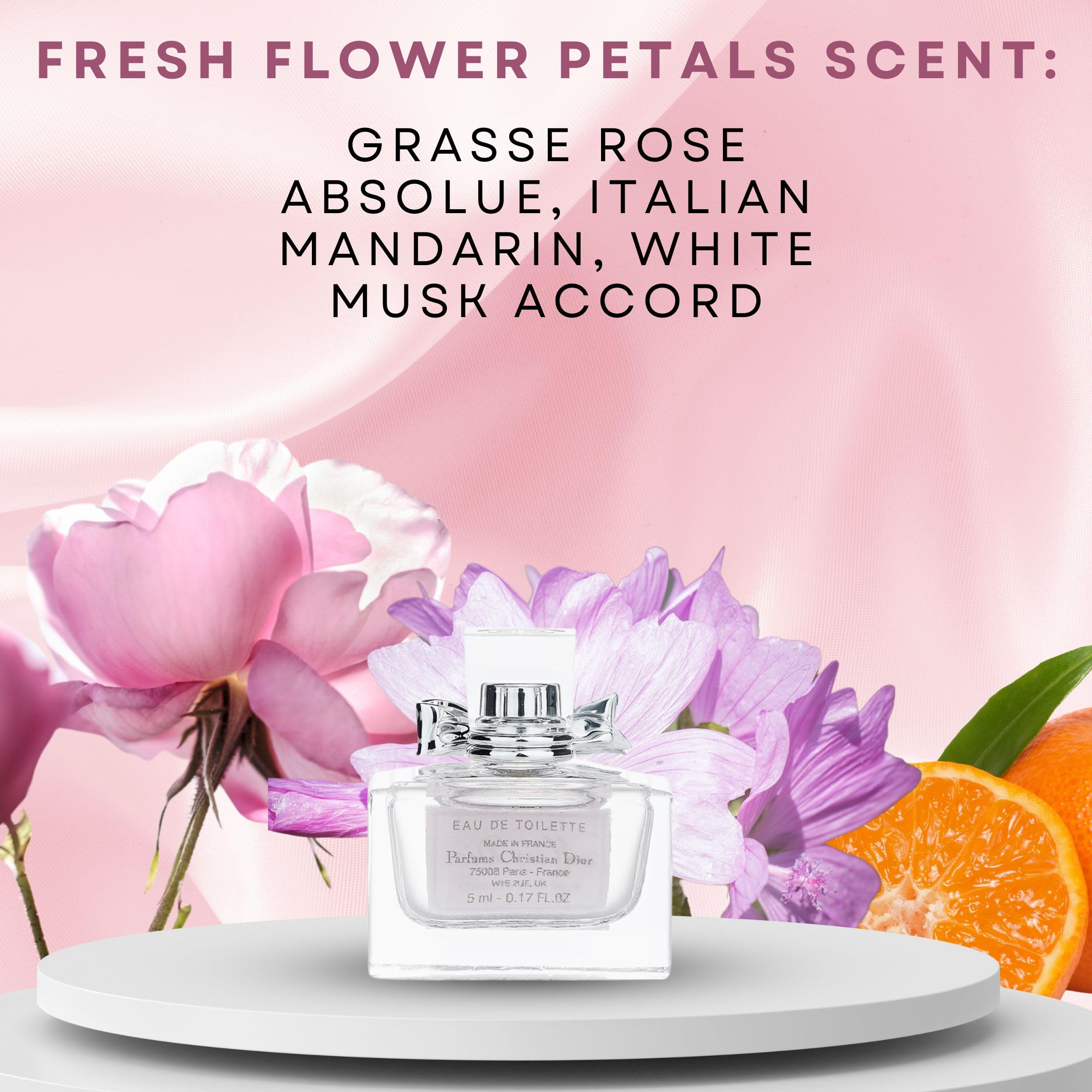 Dior Miss Dior Blooming Bouquet bergamot top notes for a fresh opening.