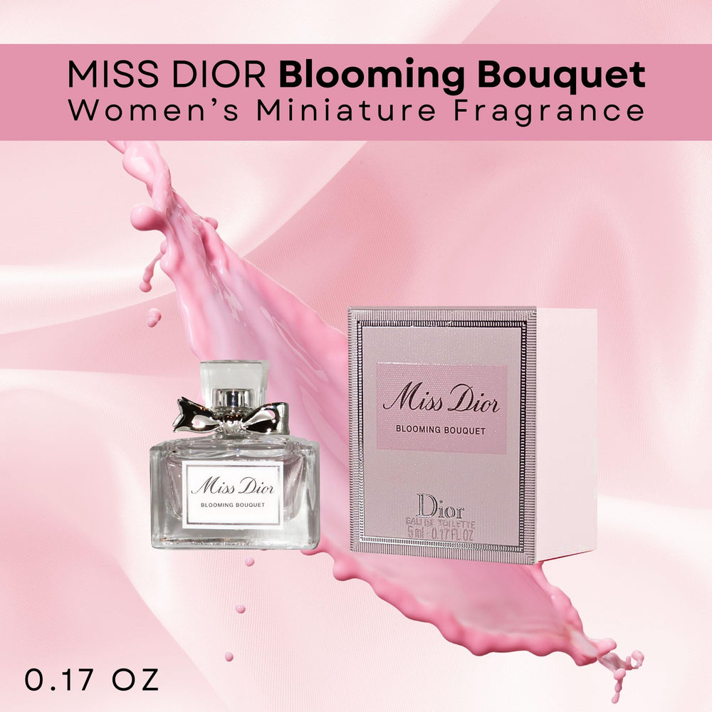 Dior Miss Dior Blooming Bouquet packaging close-up highlighting elegant design.
