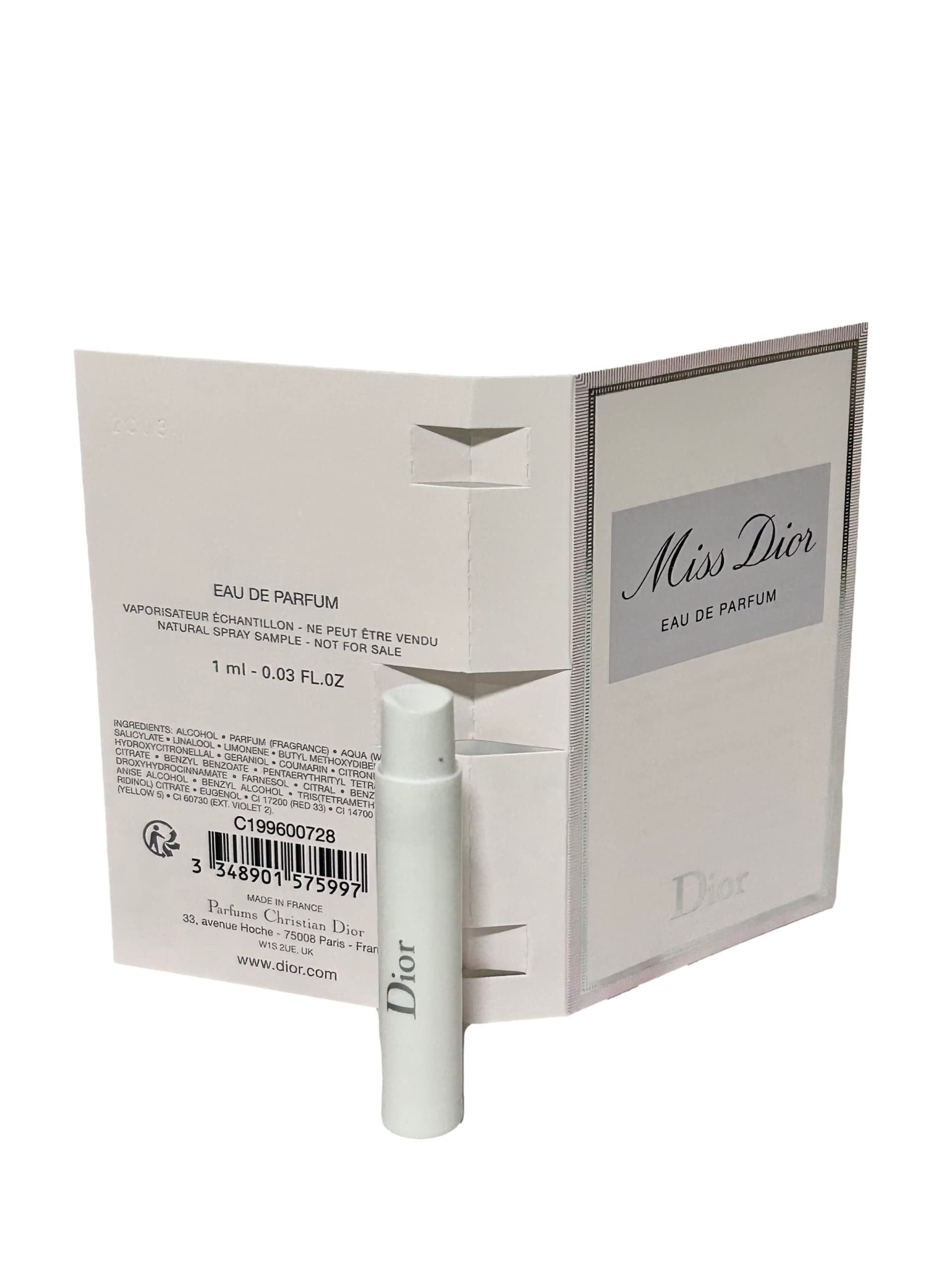 Miss Dior packaging: protective presentation suitable for travel or gifting