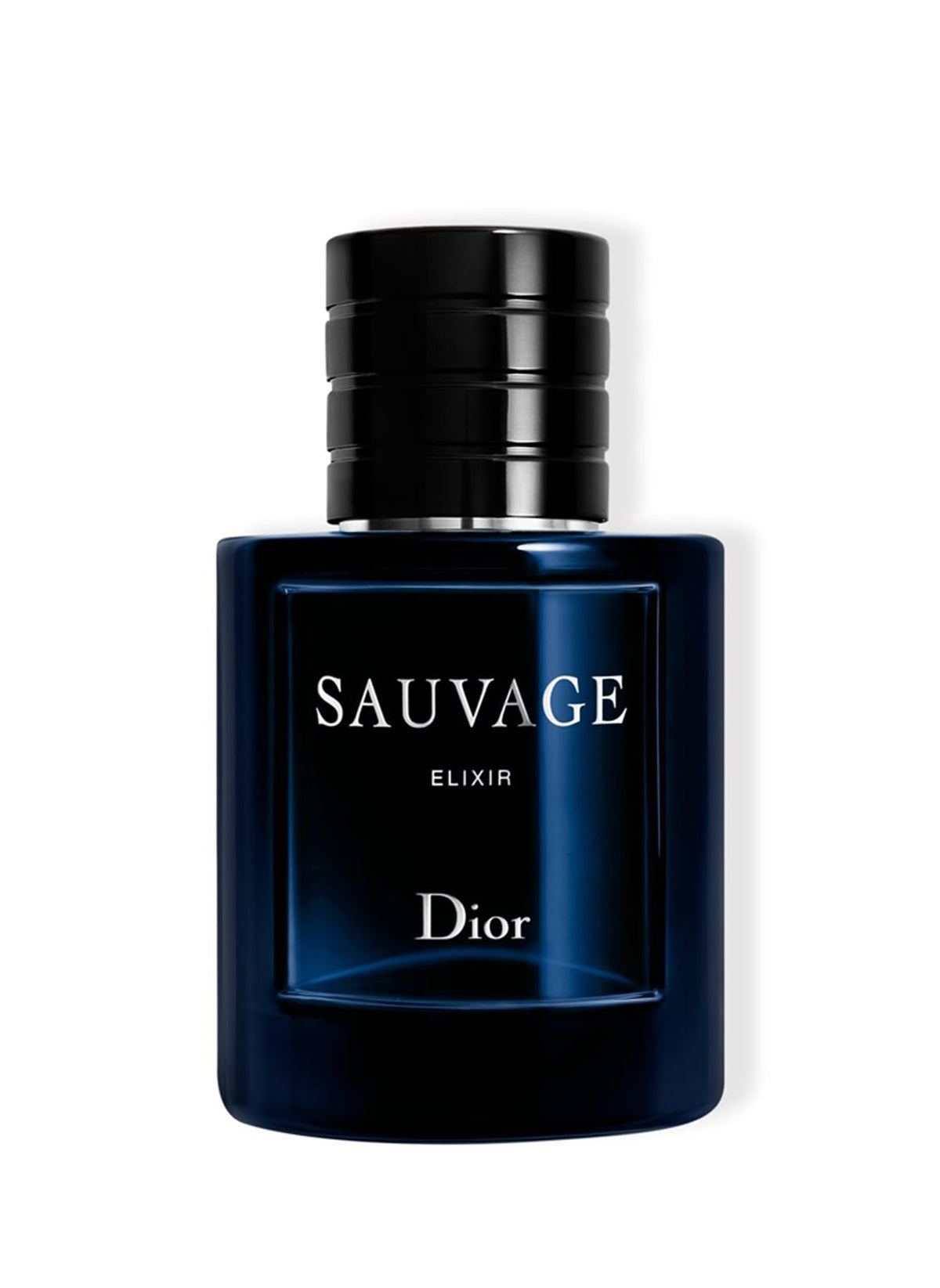 Dior Sauvage Elixir bottle front view, showcasing premium design and elegance.