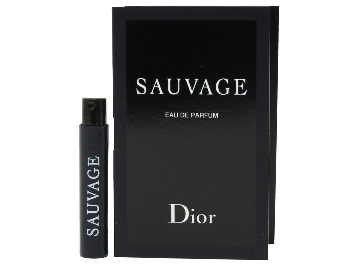 Dior Sauvage sample vial 1ml for travel testing and quick scent checks.