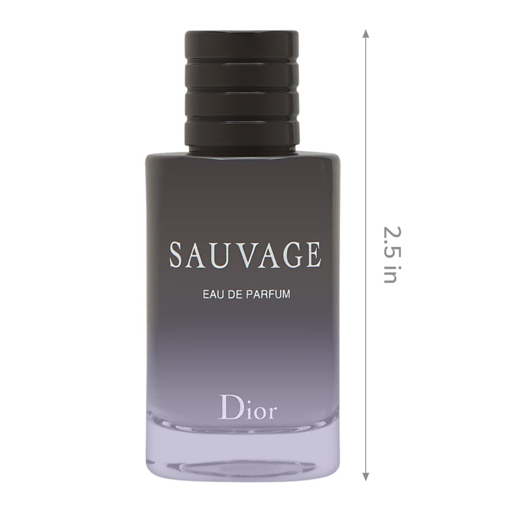 Dior Sauvage travel-size bottle cap close-up, convenient, discreet scent option.