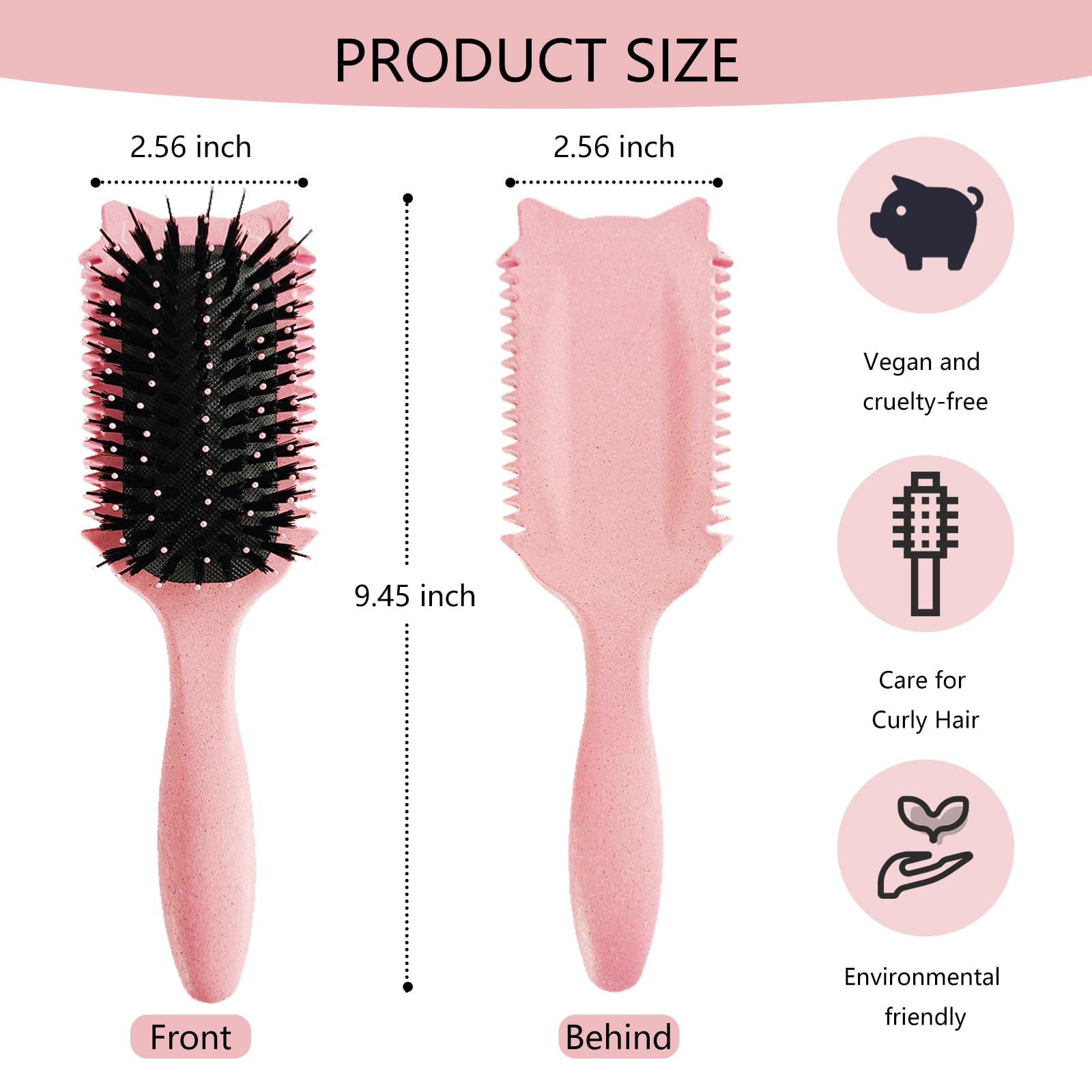 DiorSun Curl Defining Brush works with all hair types and curl patterns.