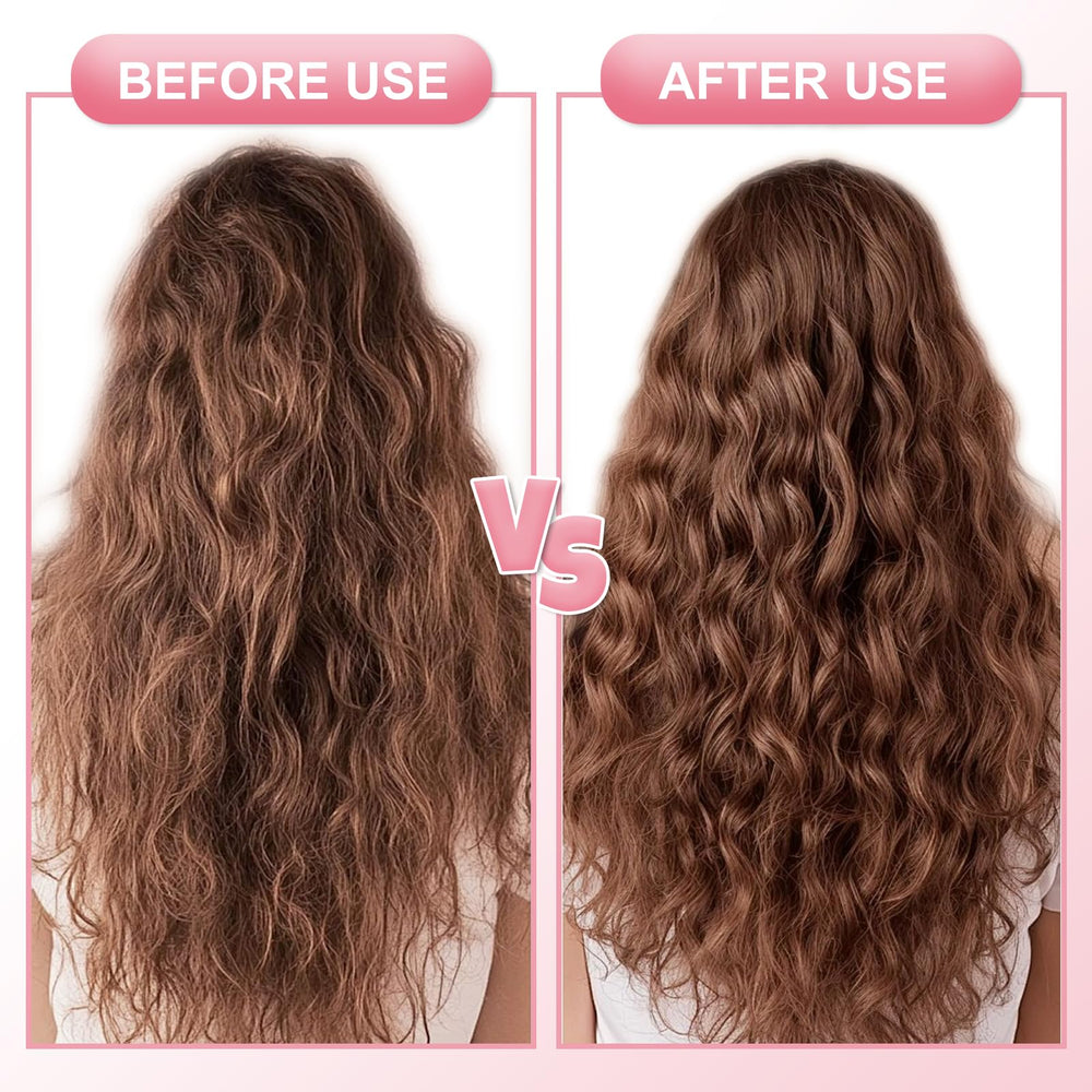 DiorSun Curly Hair Brush pink-compact and portable for on-the-go curls.
