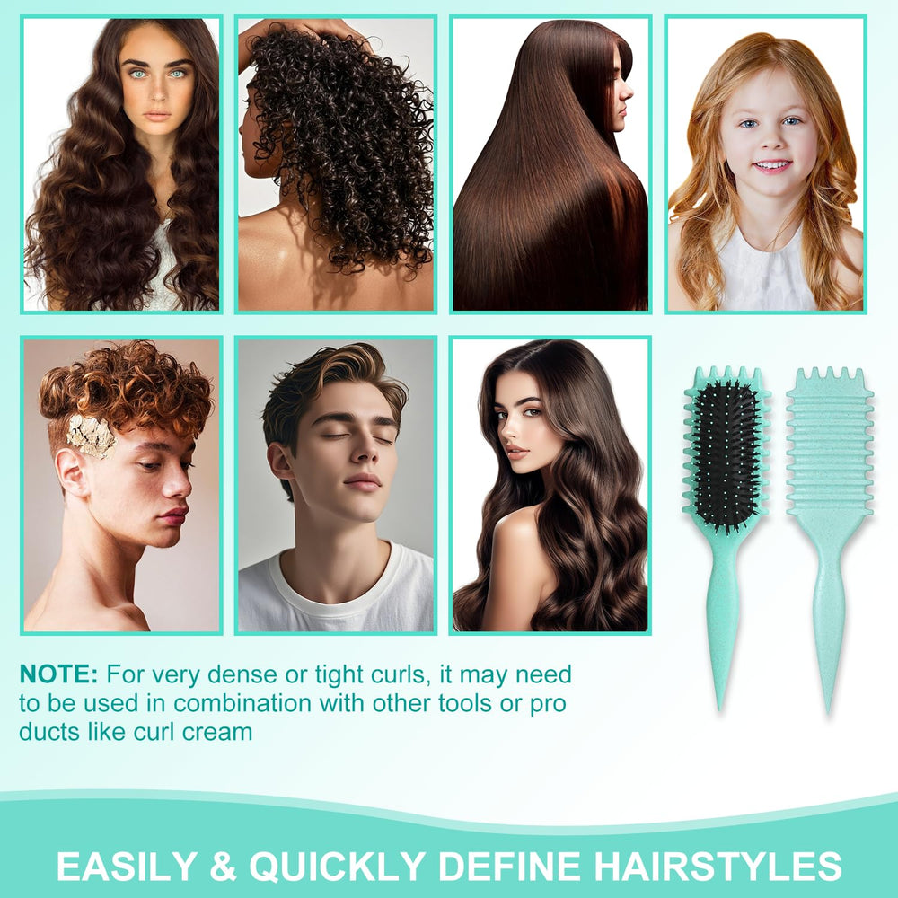 DiorSun Curly Hair Brush portable design supports on-the-go routines.