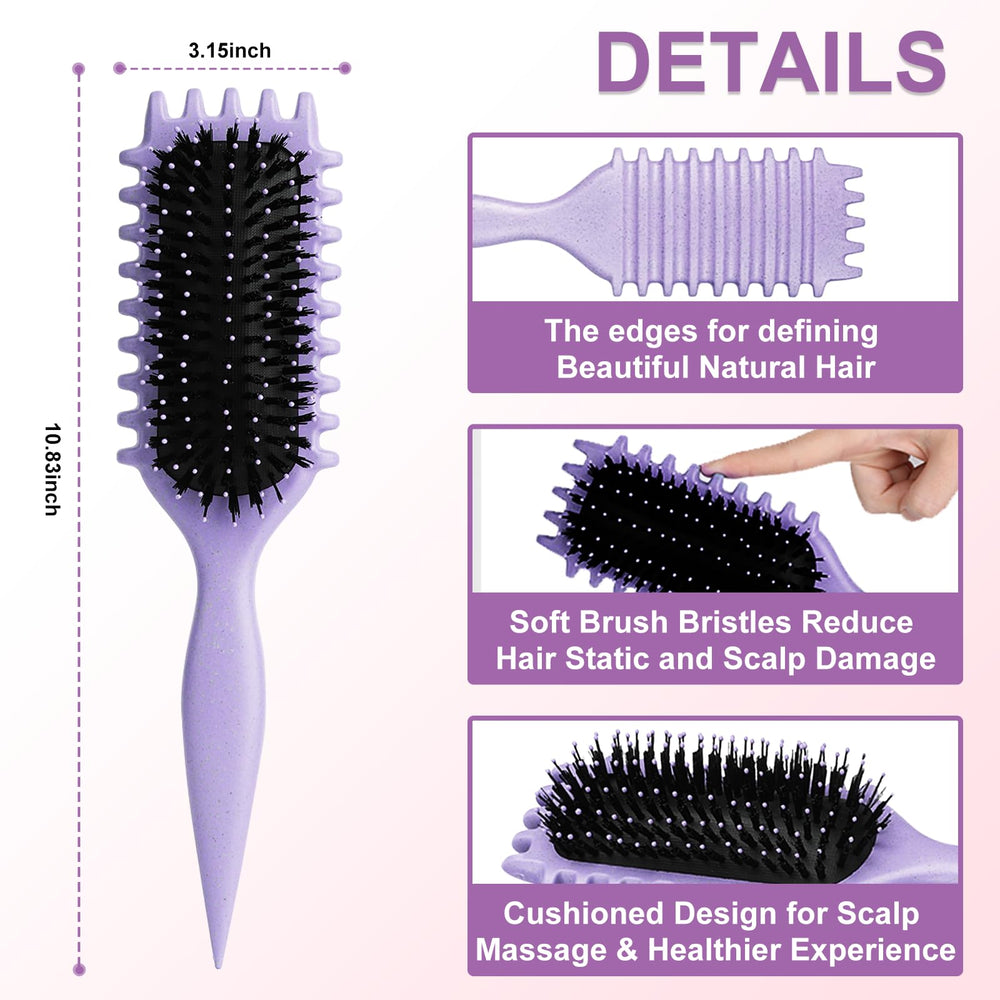 Diorsun Ergonomic Curl Brush Handle provides comfortable styling grip.