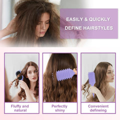Diorsun Styling Brush for curly hair creates daily glamorous looks.
