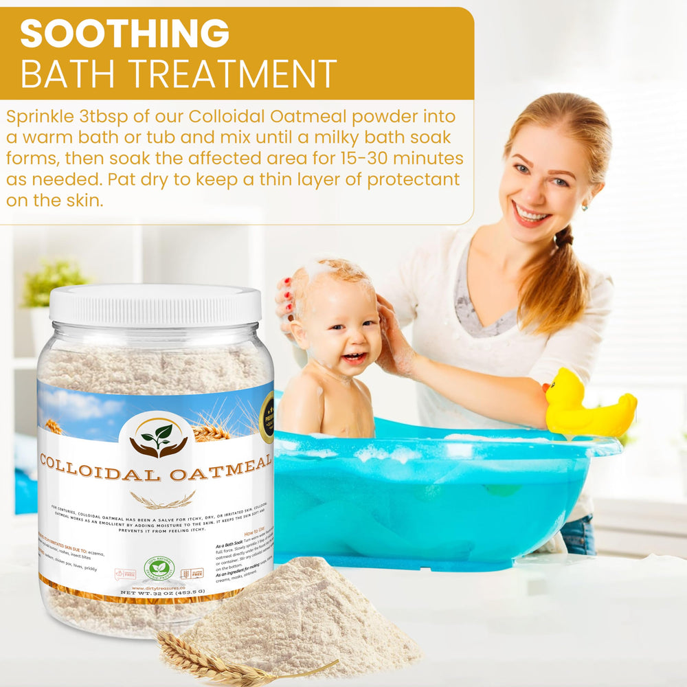 Dirty Treasures bath pour demonstrating easy dissolution for a soothing bath.
