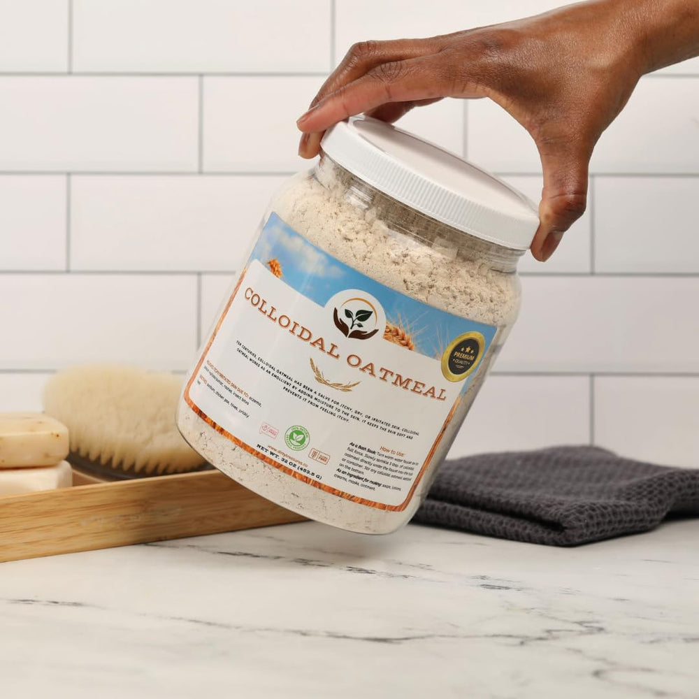 Dirty Treasures measuring spoon with bath prep for easy skin-friendly dose.