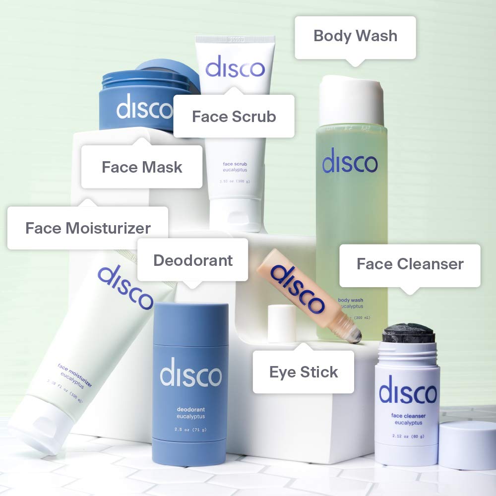Disco on-the-go eye care helps you look energized.