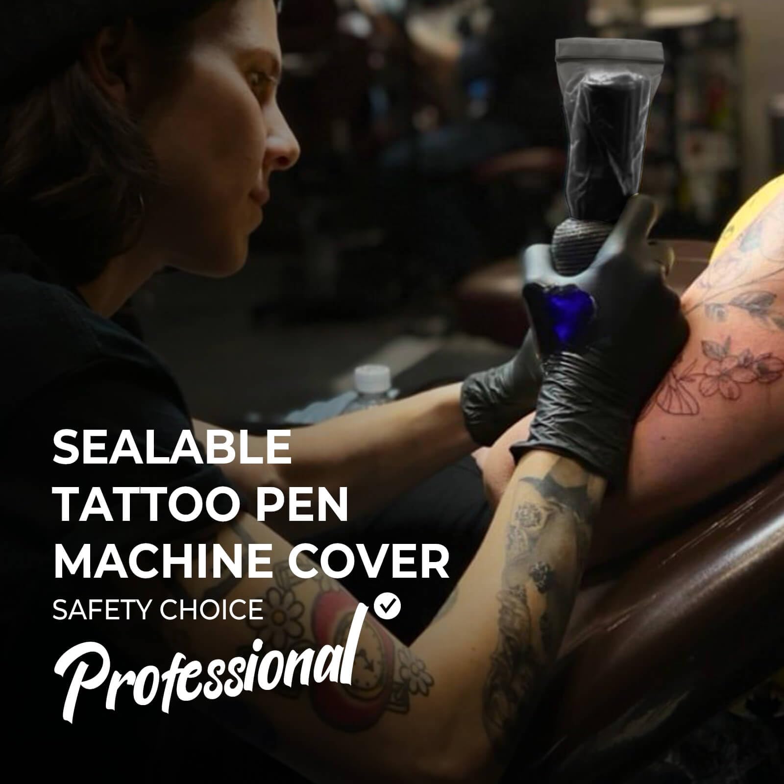 Discover Device protective wrap with sealing strip prevents ink leaks during work.