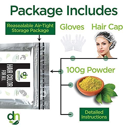 Discovery Naturals Henna mixing bowl captures paste for smooth application
