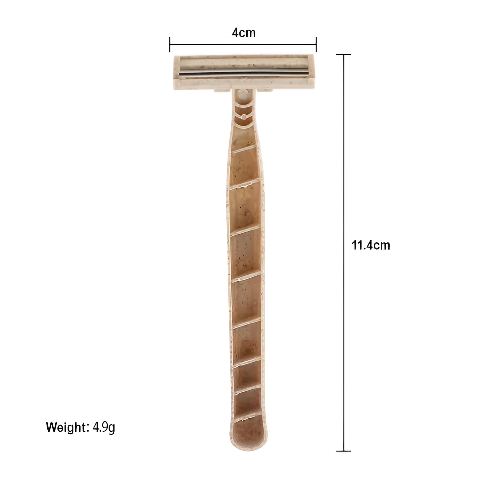 Twin blade close shave with unisex design for all skin types.