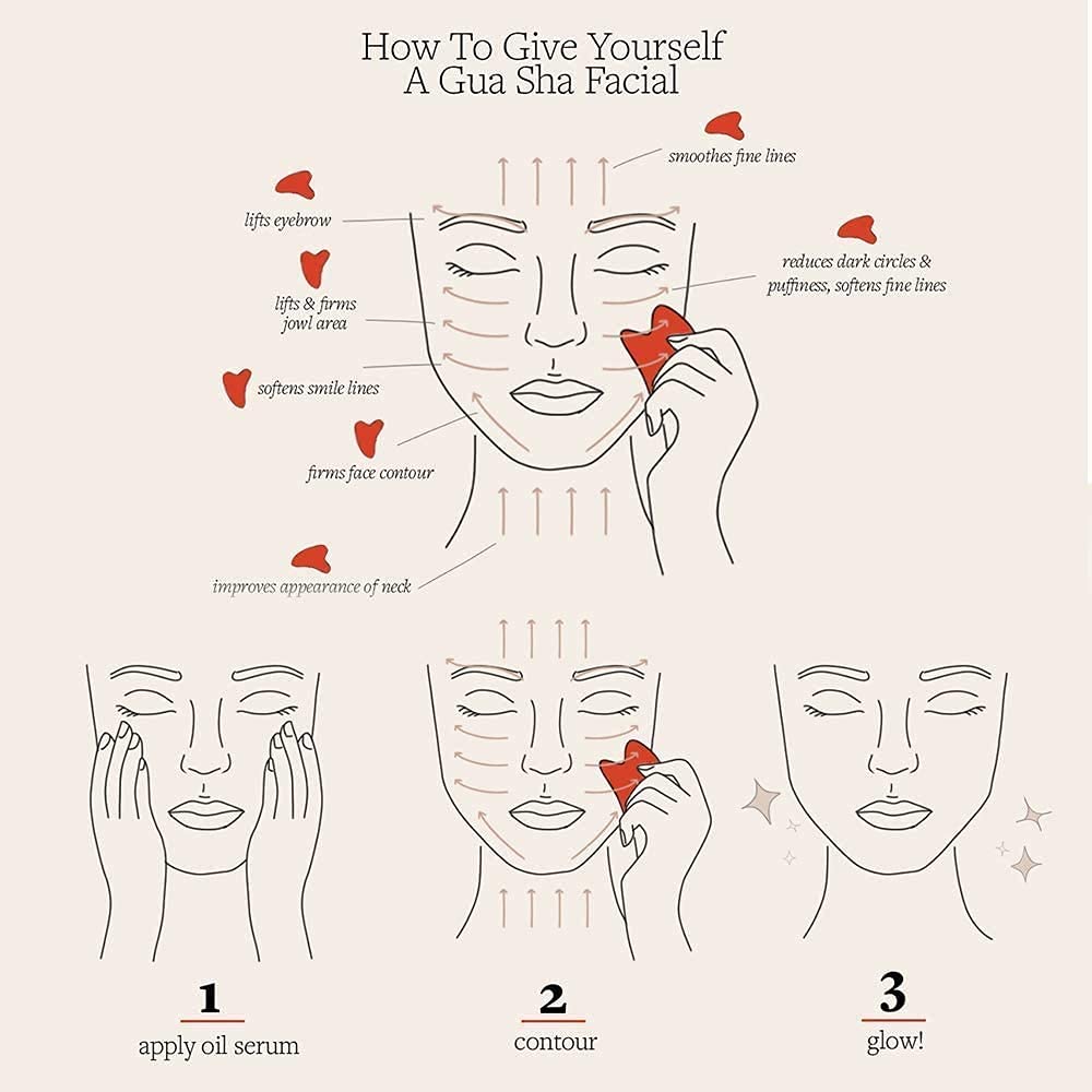 Ditind Gua Sha spa-grade tool for therapeutic self-care