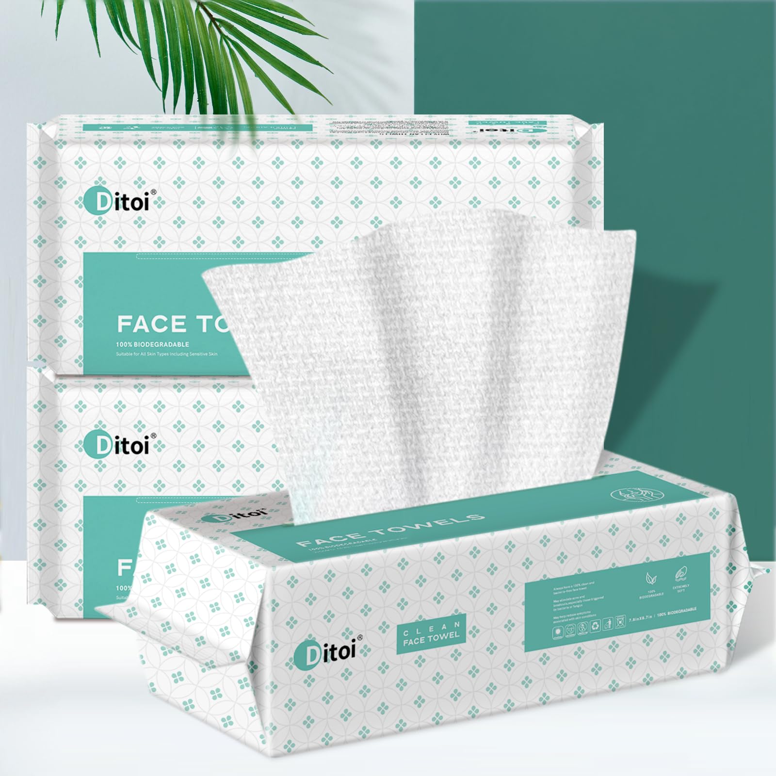 Ditoi multi-purpose towels for makeup, spills, or drying.