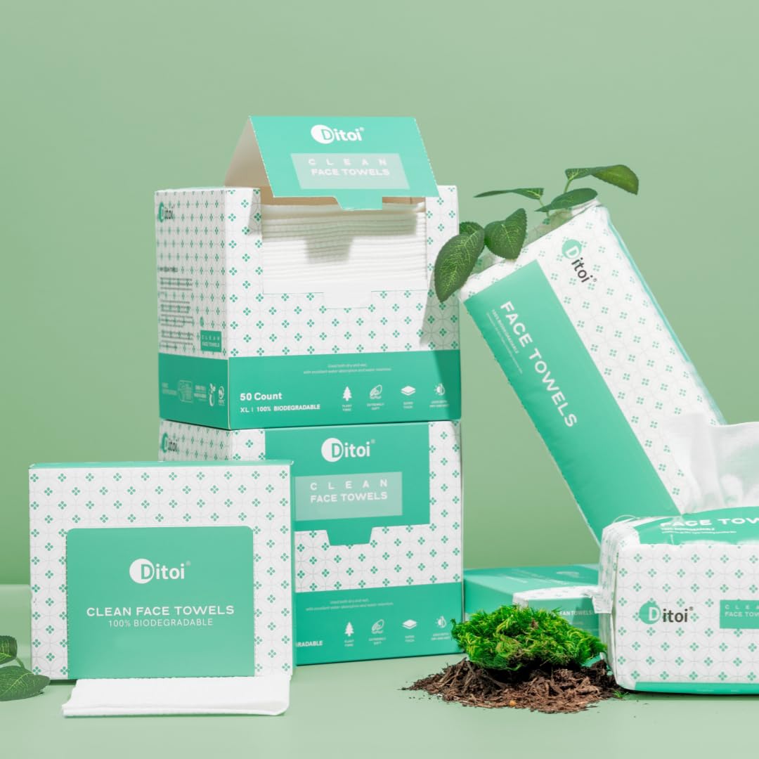 Ditoi toallas multifunción, limpian rostro y herramientas de belleza