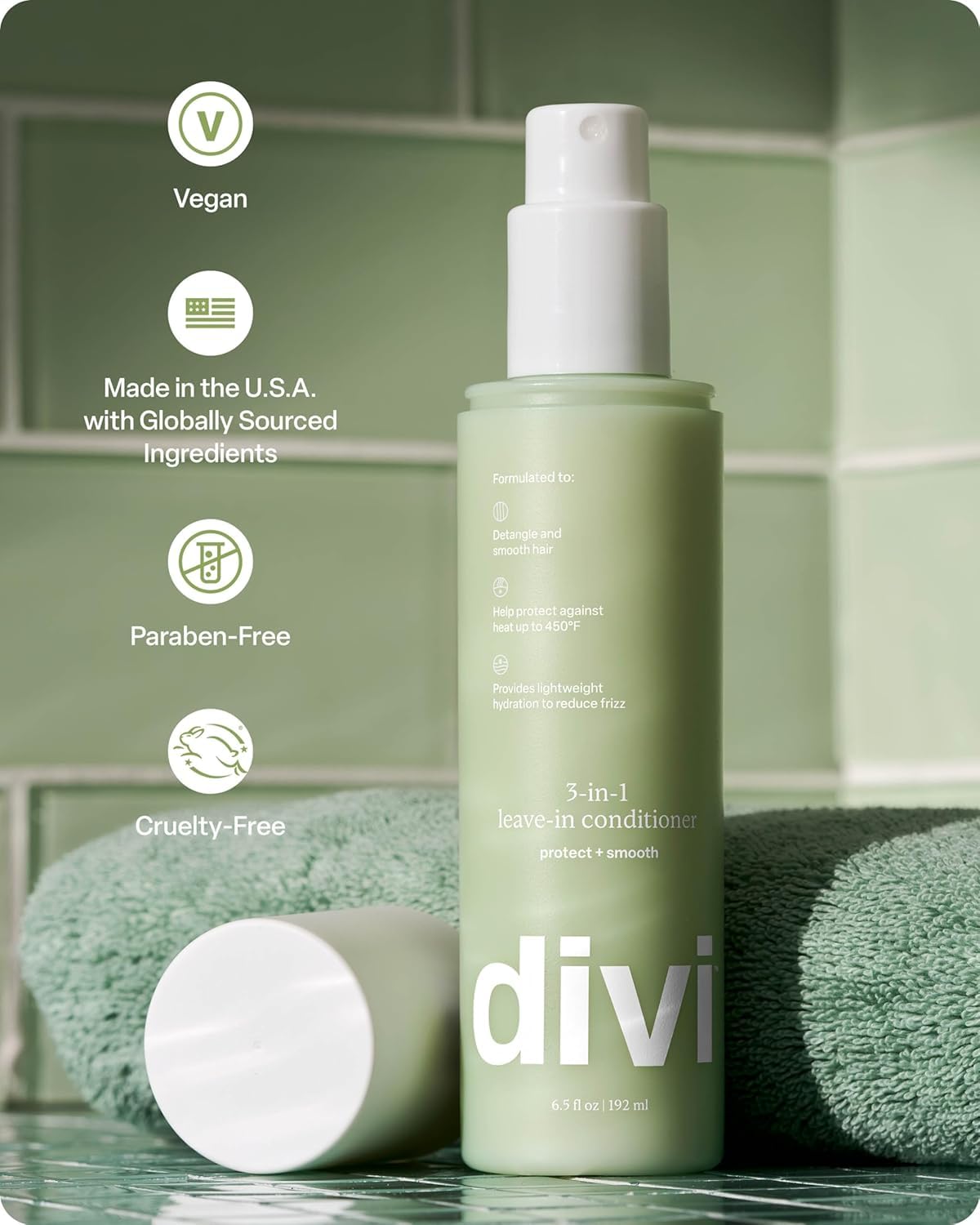 Divi 3-in-1 is gentle on color-treated and all hair types.