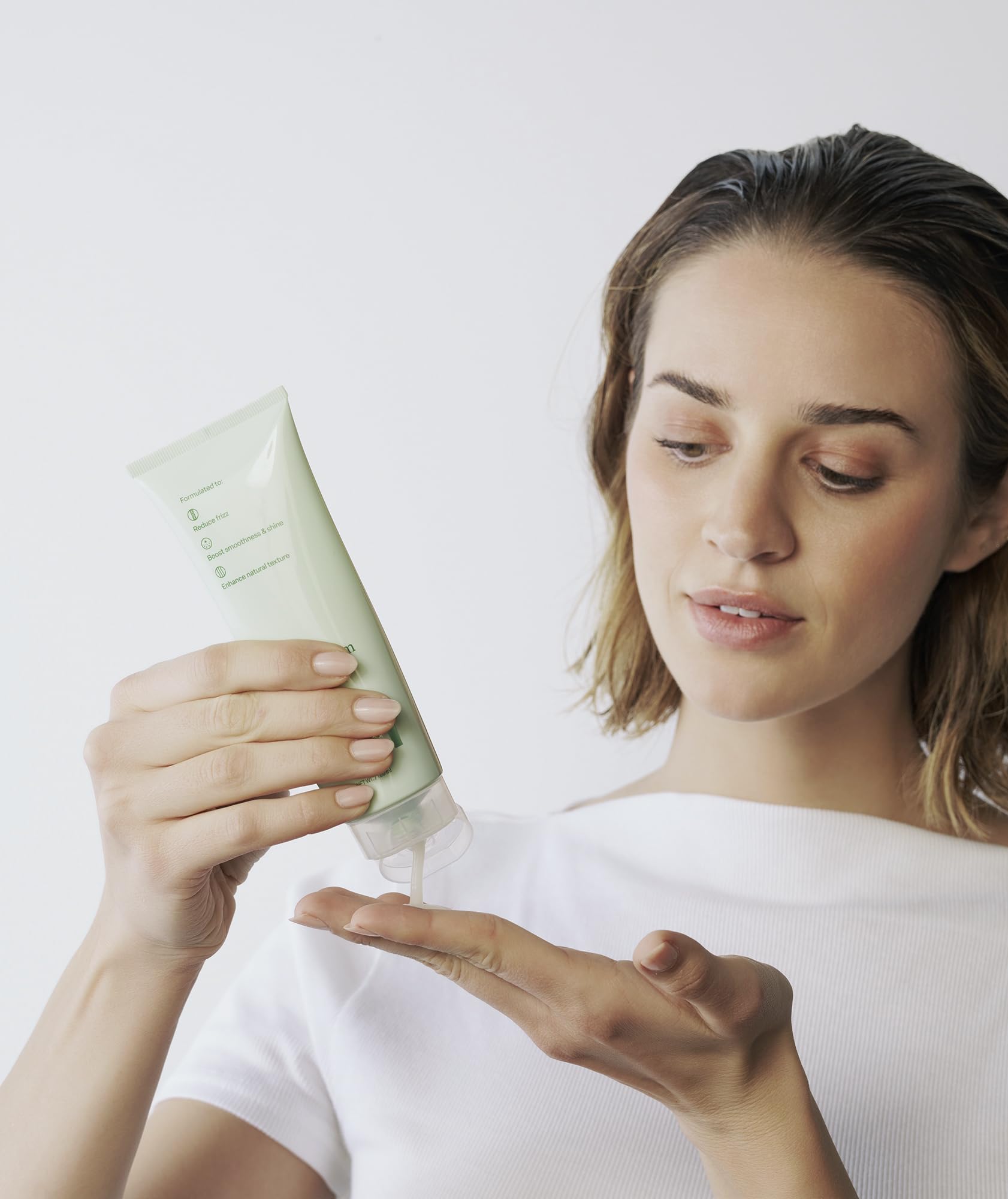 Divi Air Dry Styling Cream defining strands for natural texture.
