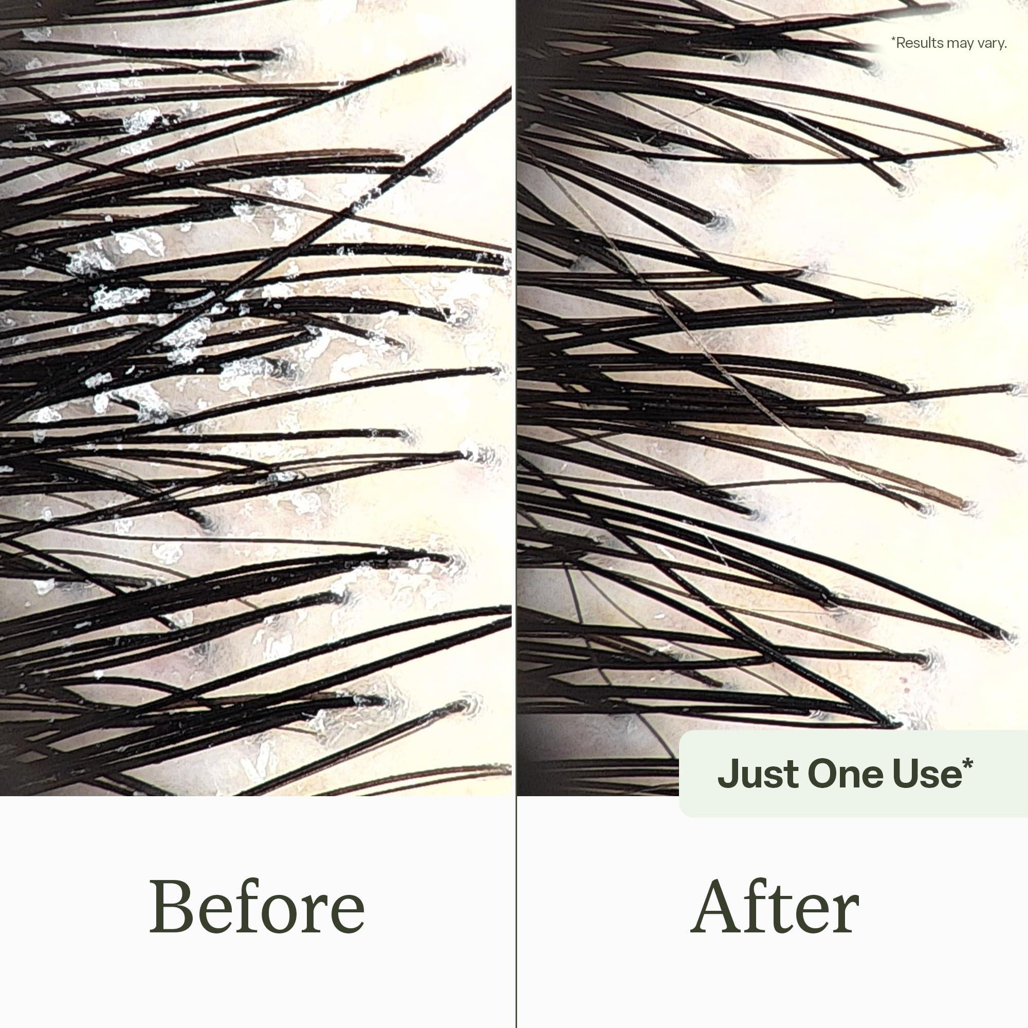 Divi Clarifying foam and lather detail illustrating cleansing action on hair