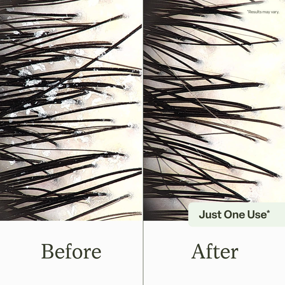 Divi Clarifying foam and lather detail illustrating cleansing action on hair