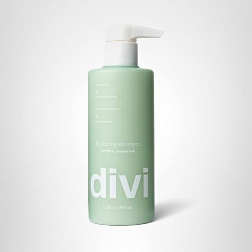 Divi Hydrating Shampoo packaging showcases vegan and cruelty-free formula