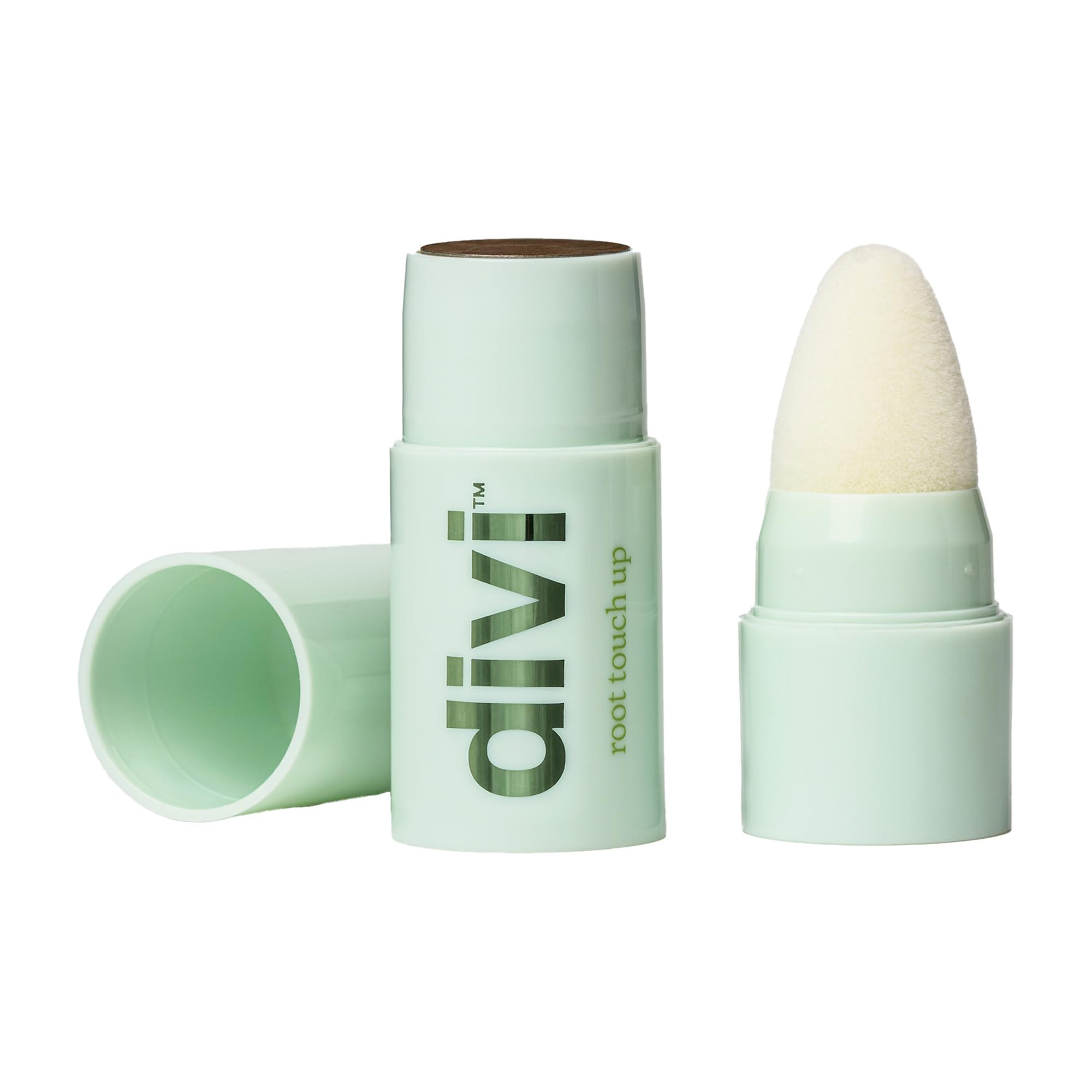 Divi Root Touch-Up powder closeup texture shows natural-looking finish