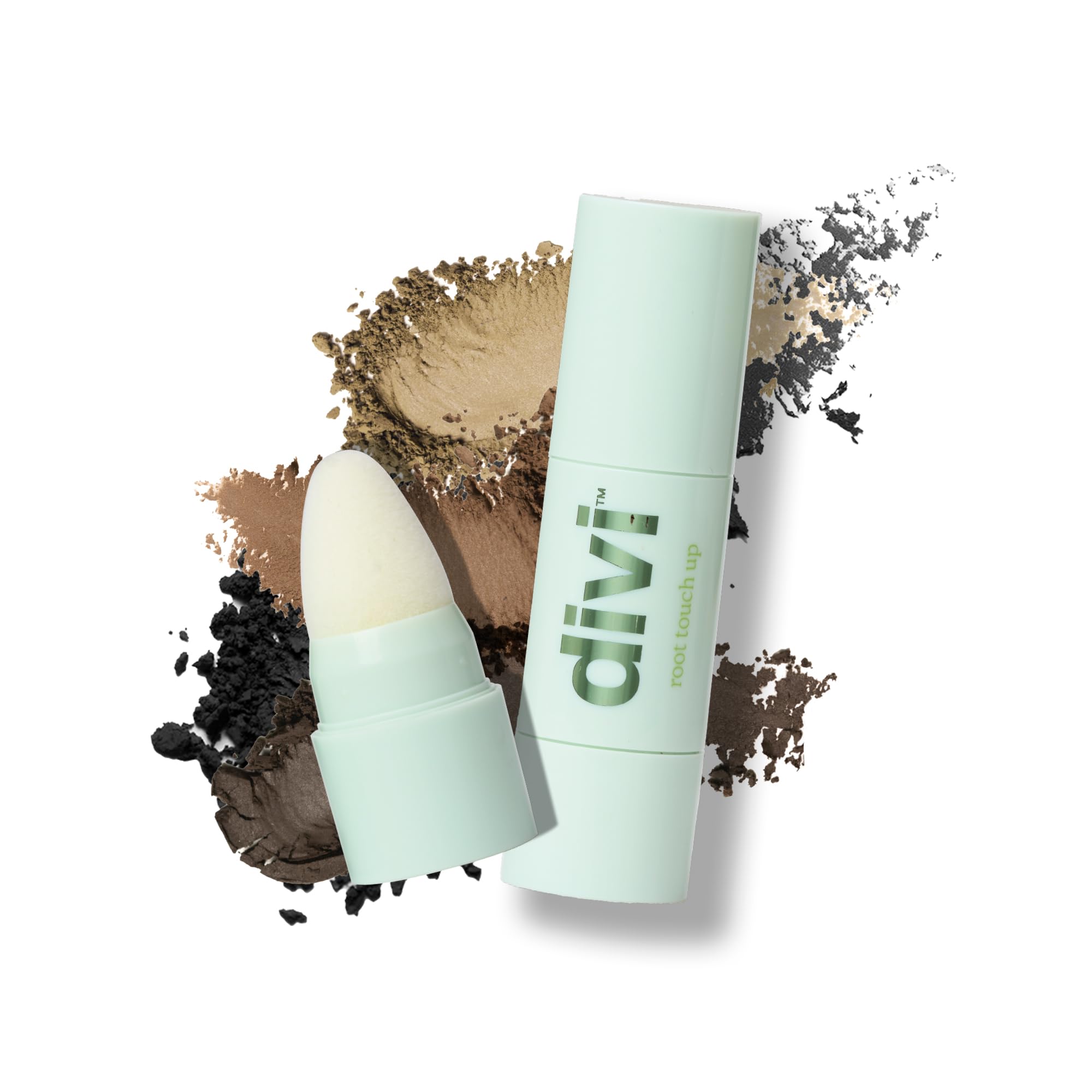 Divi Root Powder on thinning areas creates a fuller-looking effect