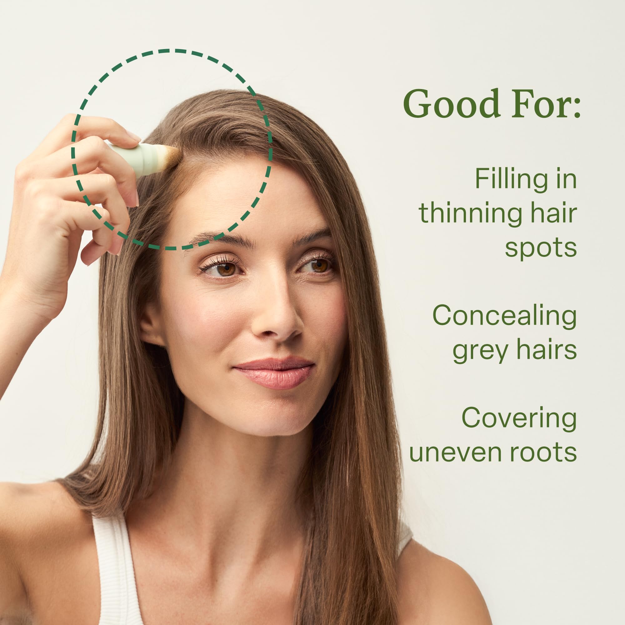 Divi root touch-up powder absorbs oils to keep scalp looking fresh