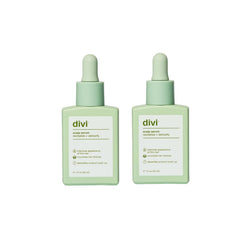 Divi Scalp Serum bottle close-up for daily scalp nourishment.
