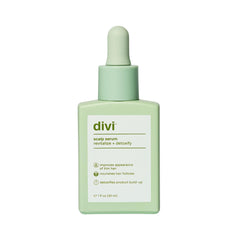 Divi Scalp Serum bottle for daily application on thinning hair.