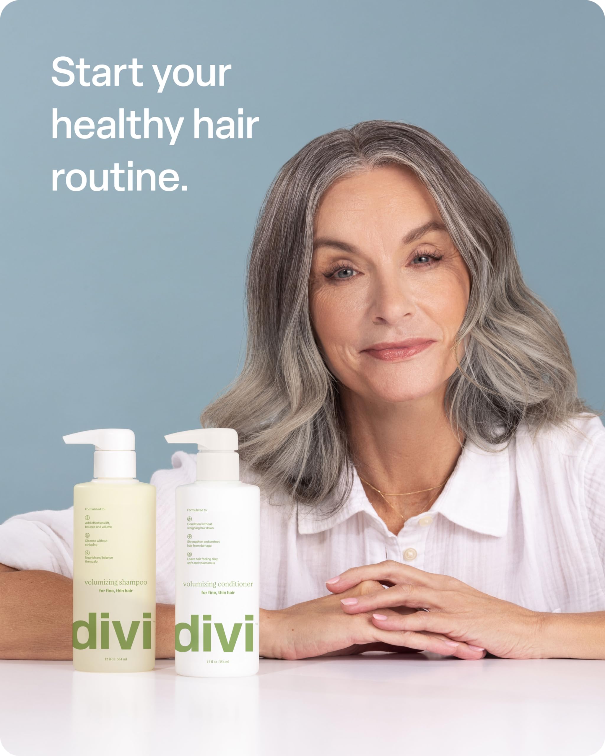 Divi pump bottle reveals lightweight texture and easy rinse.