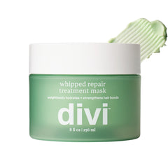 Divi Whipped Repair Mask bottle pouring for fast bond repair.