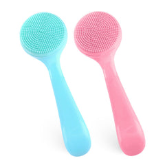 DIVINA VITAE two-pack silicone face brushes with ergonomic grip for gentle cleansing