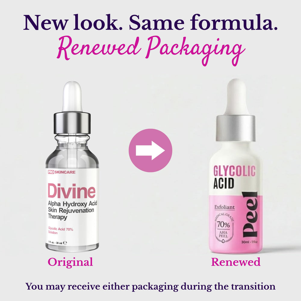 Divine Derriere home skincare routine step using exfoliant.