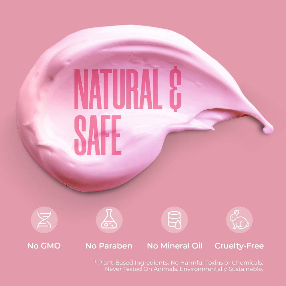 Divine Derriere Perky Body Cream applied to the décolleté area for smoothing.