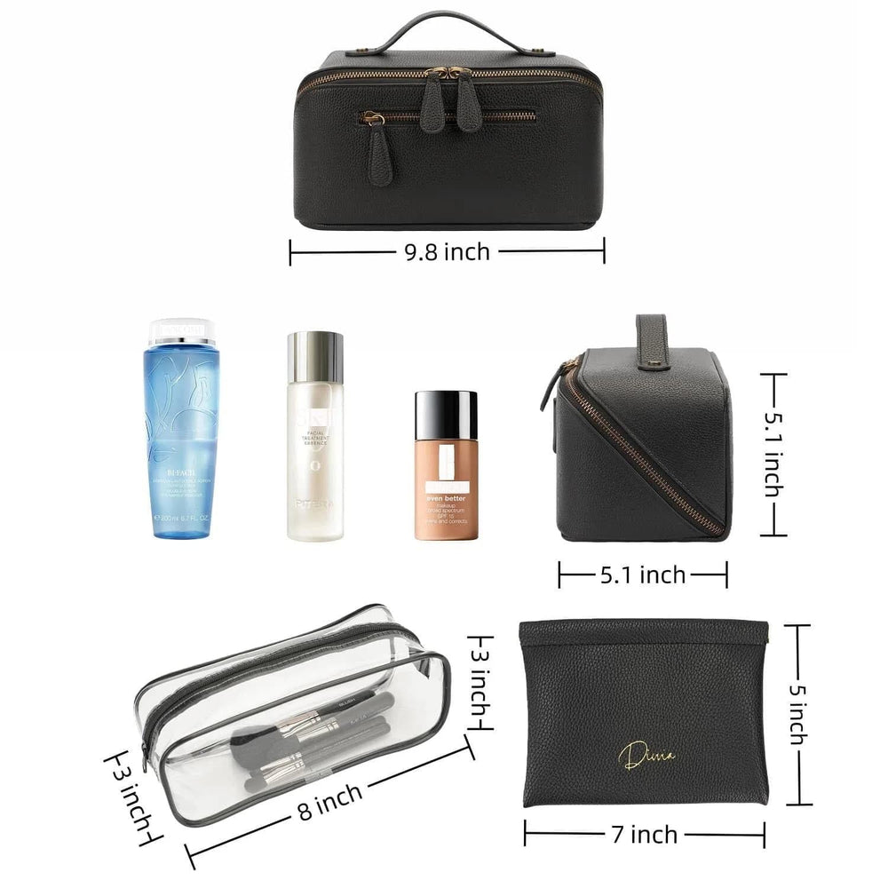 Divvia waterproof PU leather pouch demonstrates spill resistance and durability.