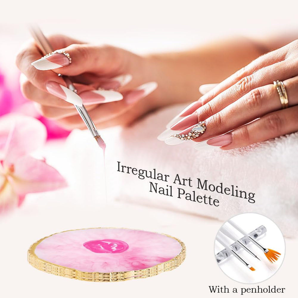 DIYCICO nail art dispensing tools 5pc close-up for controlled color application