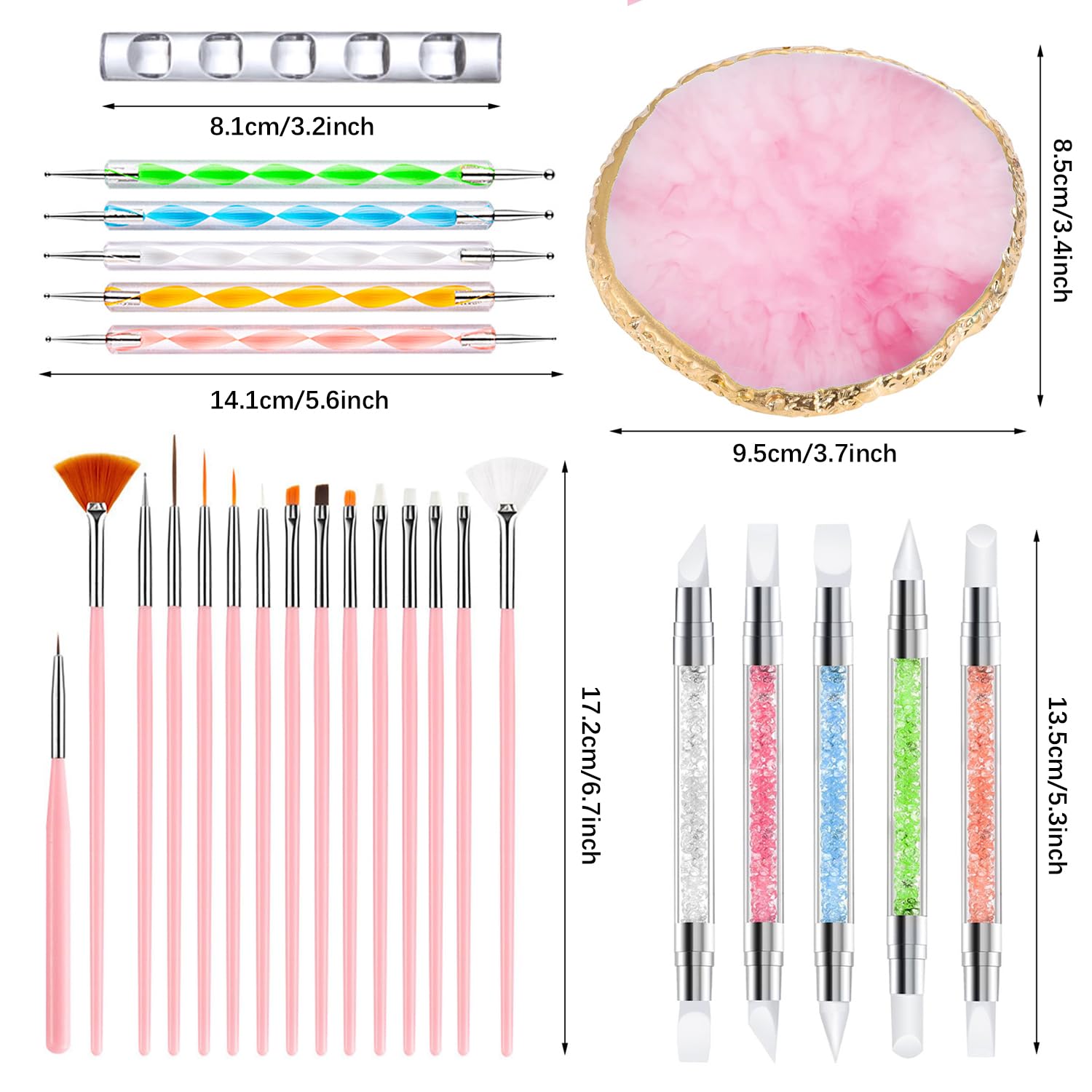 DIYCICO nail art kit in use showing professional DIY manicure results