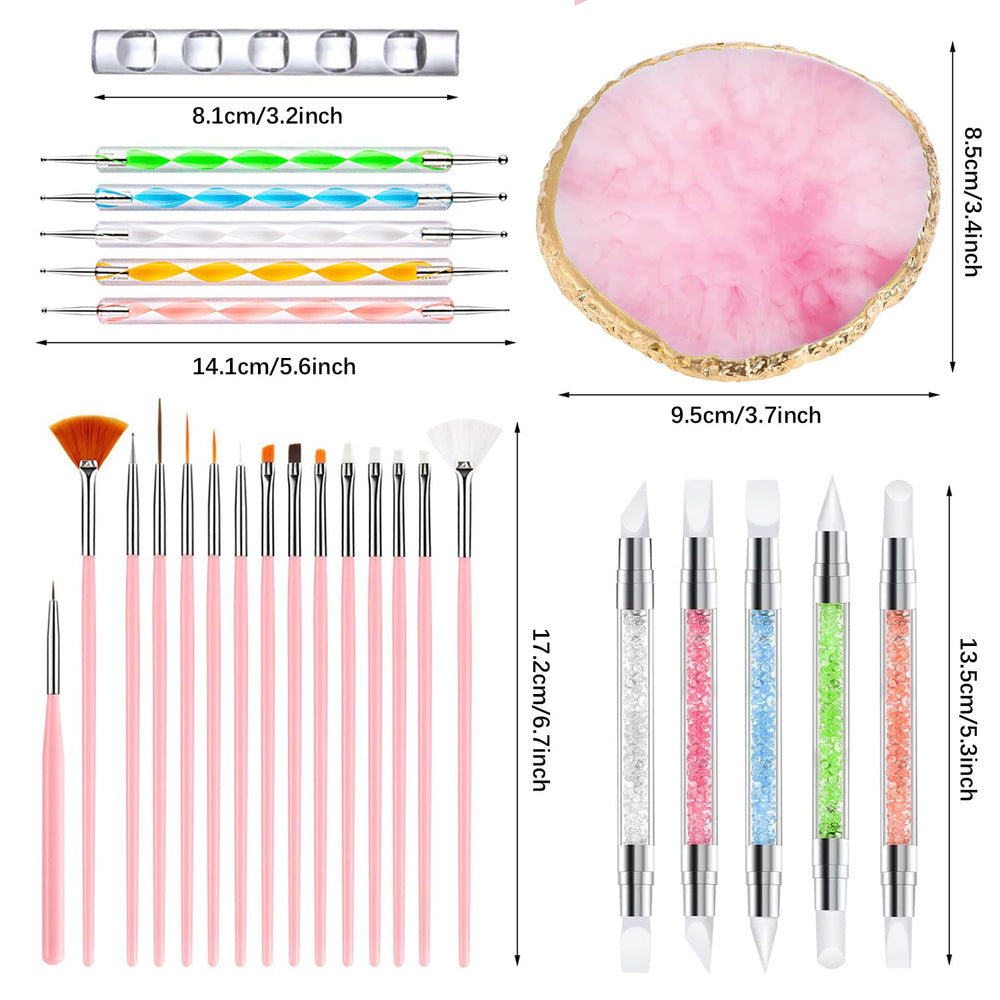 DIYCICO nail art kit in use showing professional DIY manicure results
