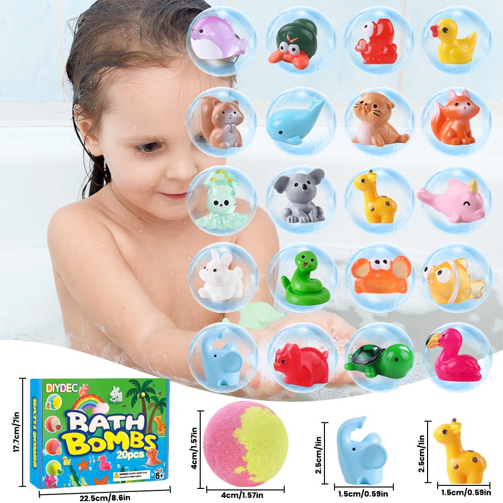 DIYDEC bombas de baño con aromas variados para una experiencia sensorial.