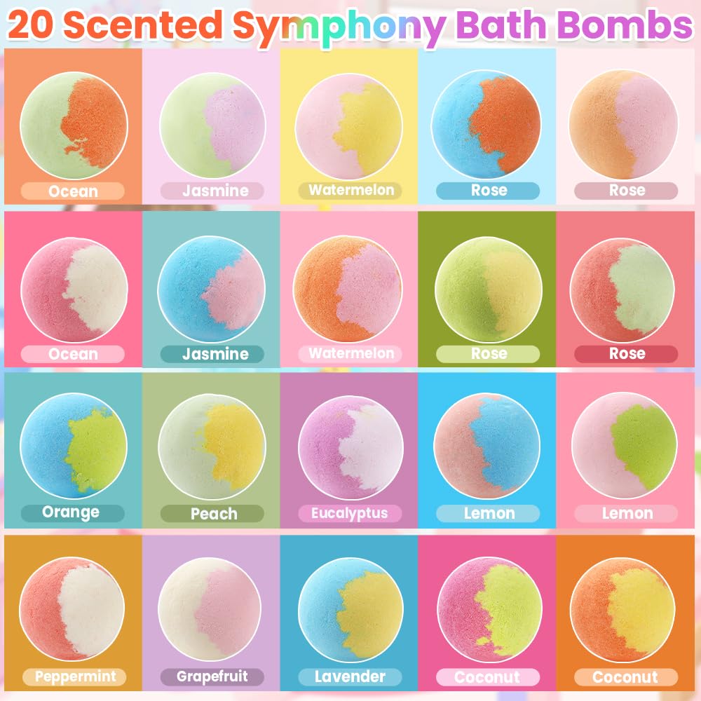 DIYDEC bombas de baño con diseño de dos colores para un baño visualmente vibrante.
